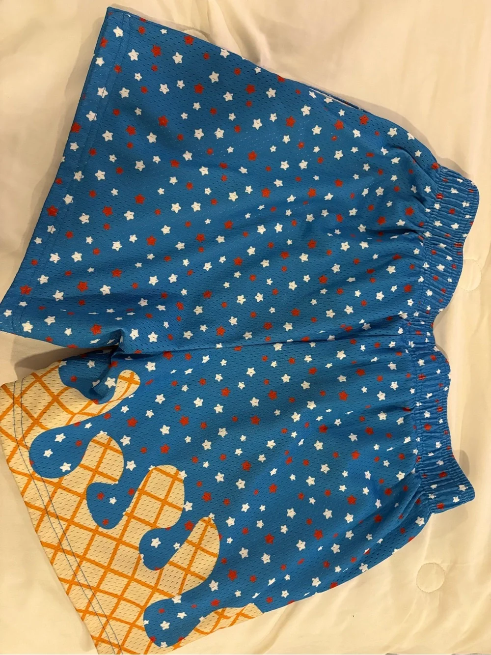 Baseball Lifestyle 101 Men's Athletic Shorts with Star Print